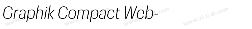 Graphik Compact Web字体转换